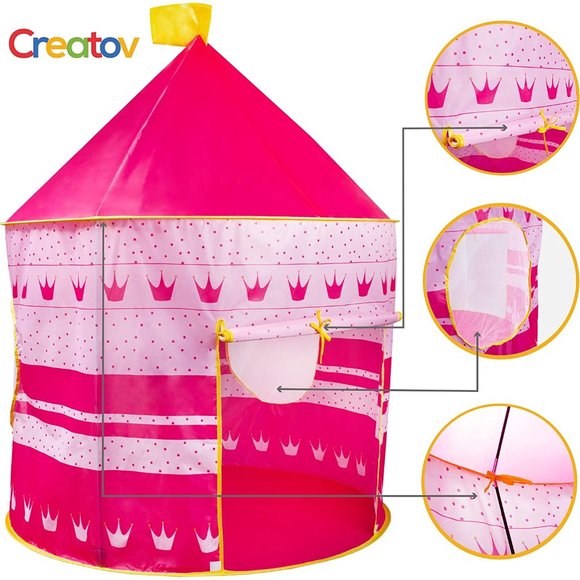 NIB ** KIDS PRINCESS TENT PLAYHOUSE - Picture 4 of 6